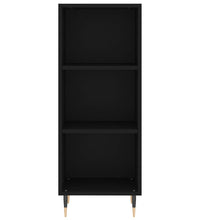 Sideboard Schwarz 34,5x32,5x90 cm Holzwerkstoff