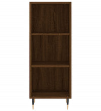 Sideboard Braun Eichen-Optik 34,5x32,5x90 cm Holzwerkstoff