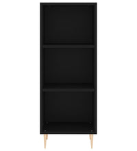 Sideboard Schwarz 34,5x32,5x90 cm Holzwerkstoff