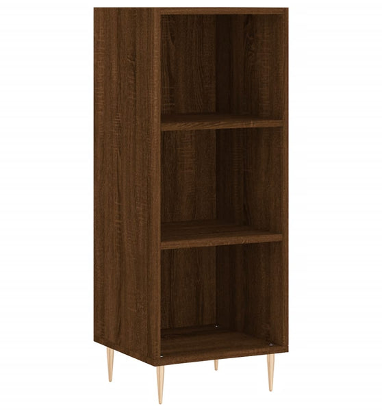 Sideboard Braun Eichen-Optik 34,5x32,5x90 cm Holzwerkstoff
