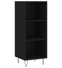 Sideboard Schwarz 34,5x32,5x90 cm Holzwerkstoff