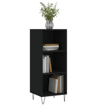 Sideboard Schwarz 34,5x32,5x90 cm Holzwerkstoff