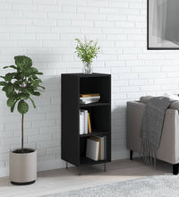 Sideboard Schwarz 34,5x32,5x90 cm Holzwerkstoff