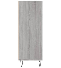 Sideboard Grau Sonoma 34,5x32,5x90 cm Holzwerkstoff