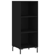 Sideboard Schwarz 34,5x32,5x90 cm Holzwerkstoff