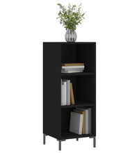 Sideboard Schwarz 34,5x32,5x90 cm Holzwerkstoff