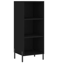 Sideboard Schwarz 34,5x32,5x90 cm Holzwerkstoff