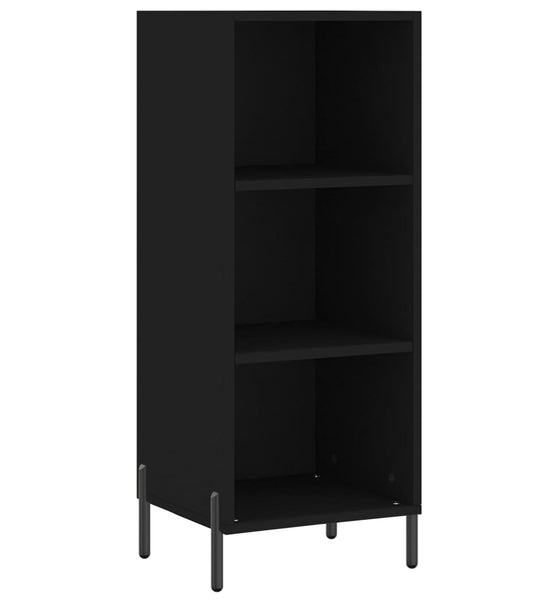 Sideboard Schwarz 34,5x32,5x90 cm Holzwerkstoff