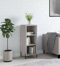 Sideboard Grau Sonoma 34,5x32,5x90 cm Holzwerkstoff