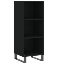 Sideboard Schwarz 34,5x32,5x90 cm Holzwerkstoff