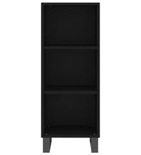 Sideboard Schwarz 34,5x32,5x90 cm Holzwerkstoff