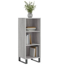 Sideboard Grau Sonoma 34,5x32,5x90 cm Holzwerkstoff