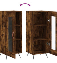 Sideboard Räuchereiche 34,5x34x90 cm Holzwerkstoff