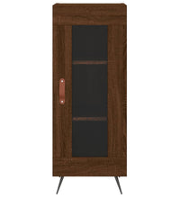 Sideboard Braun Eichen-Optik 34,5x34x90 cm Holzwerkstoff