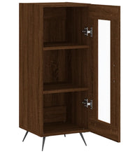 Sideboard Braun Eichen-Optik 34,5x34x90 cm Holzwerkstoff
