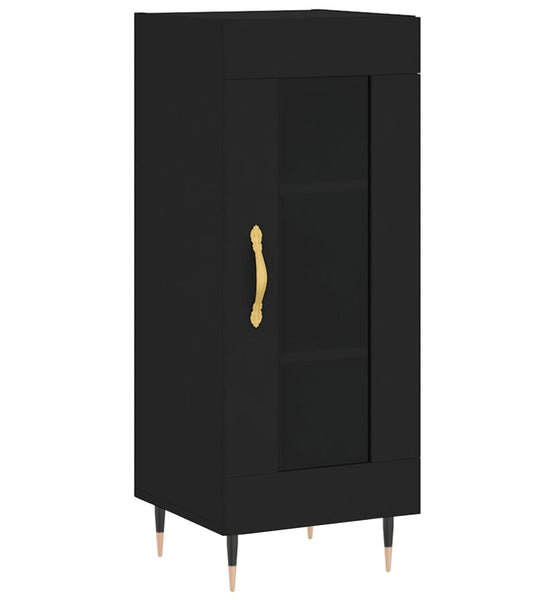 Sideboard Schwarz 34,5x34x90 cm Holzwerkstoff