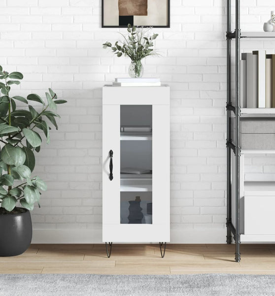Sideboard Weiß 34,5x34x90 cm Holzwerkstoff