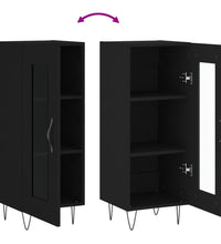 Sideboard Schwarz 34,5x34x90 cm Holzwerkstoff