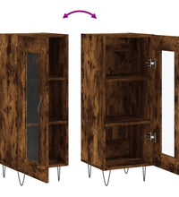 Sideboard Räuchereiche 34,5x34x90 cm Holzwerkstoff