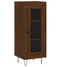 Sideboard Braun Eichen-Optik 34,5x34x90 cm Holzwerkstoff