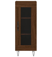 Sideboard Braun Eichen-Optik 34,5x34x90 cm Holzwerkstoff