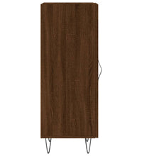 Sideboard Braun Eichen-Optik 34,5x34x90 cm Holzwerkstoff