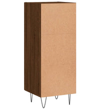 Sideboard Braun Eichen-Optik 34,5x34x90 cm Holzwerkstoff
