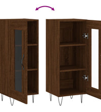 Sideboard Braun Eichen-Optik 34,5x34x90 cm Holzwerkstoff
