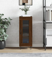 Sideboard Braun Eichen-Optik 34,5x34x90 cm Holzwerkstoff