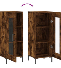 Sideboard Räuchereiche 34,5x34x90 cm Holzwerkstoff