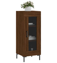 Sideboard Braun Eichen-Optik 34,5x34x90 cm Holzwerkstoff