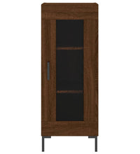 Sideboard Braun Eichen-Optik 34,5x34x90 cm Holzwerkstoff