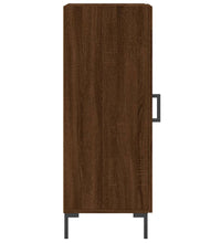 Sideboard Braun Eichen-Optik 34,5x34x90 cm Holzwerkstoff