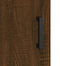 Sideboard Braun Eichen-Optik 34,5x34x90 cm Holzwerkstoff