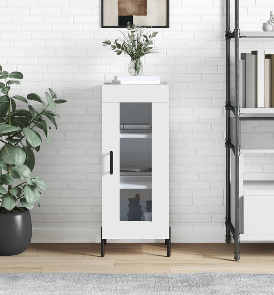 Sideboard Weiß 34,5x34x90 cm Holzwerkstoff
