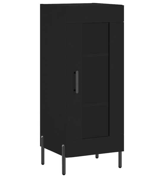 Sideboard Schwarz 34,5x34x90 cm Holzwerkstoff