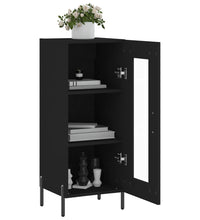 Sideboard Schwarz 34,5x34x90 cm Holzwerkstoff