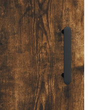 Sideboard Räuchereiche 34,5x34x90 cm Holzwerkstoff