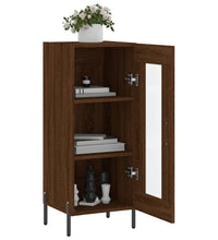 Sideboard Braun Eichen-Optik 34,5x34x90 cm Holzwerkstoff