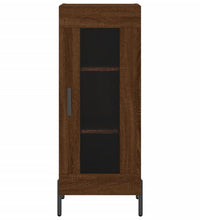 Sideboard Braun Eichen-Optik 34,5x34x90 cm Holzwerkstoff