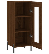 Sideboard Braun Eichen-Optik 34,5x34x90 cm Holzwerkstoff