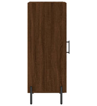 Sideboard Braun Eichen-Optik 34,5x34x90 cm Holzwerkstoff