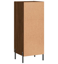 Sideboard Braun Eichen-Optik 34,5x34x90 cm Holzwerkstoff