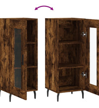 Sideboard Räuchereiche 34,5x34x90 cm Holzwerkstoff