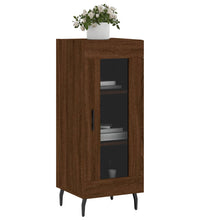 Sideboard Braun Eichen-Optik 34,5x34x90 cm Holzwerkstoff