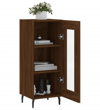Sideboard Braun Eichen-Optik 34,5x34x90 cm Holzwerkstoff