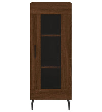 Sideboard Braun Eichen-Optik 34,5x34x90 cm Holzwerkstoff