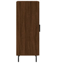 Sideboard Braun Eichen-Optik 34,5x34x90 cm Holzwerkstoff