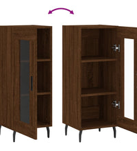 Sideboard Braun Eichen-Optik 34,5x34x90 cm Holzwerkstoff