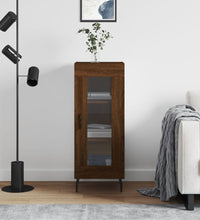 Sideboard Braun Eichen-Optik 34,5x34x90 cm Holzwerkstoff